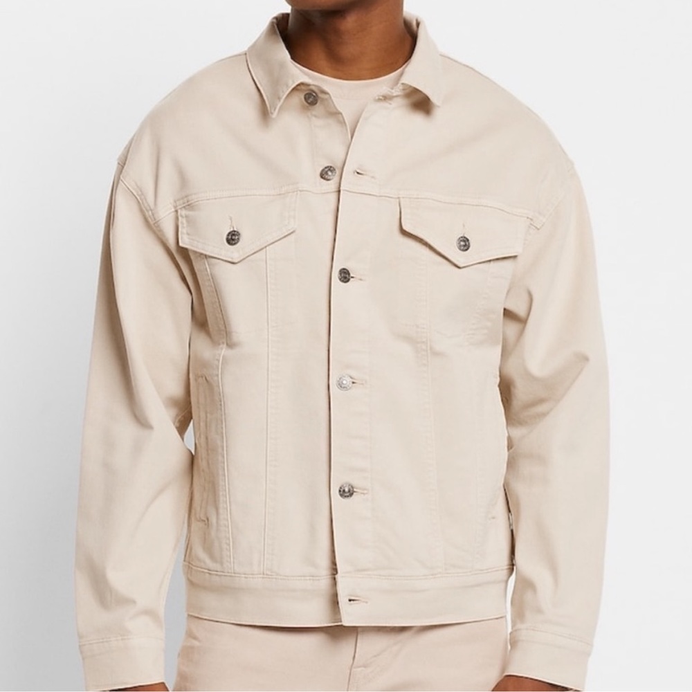 Express Tan Trucker Jacket